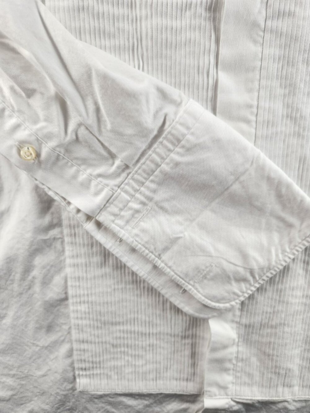 Stenstroms Formal Dress Shirt Wing Collar French Cuff Twofold Super 15.75 Cotton - Picture 3 of 16